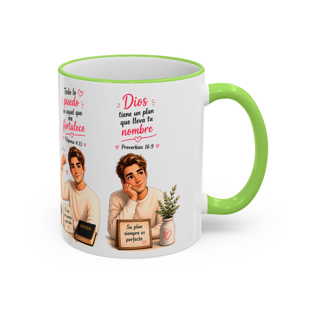Copy of Fe. Café. Y Confiar Spanish Coffee Lover Mug