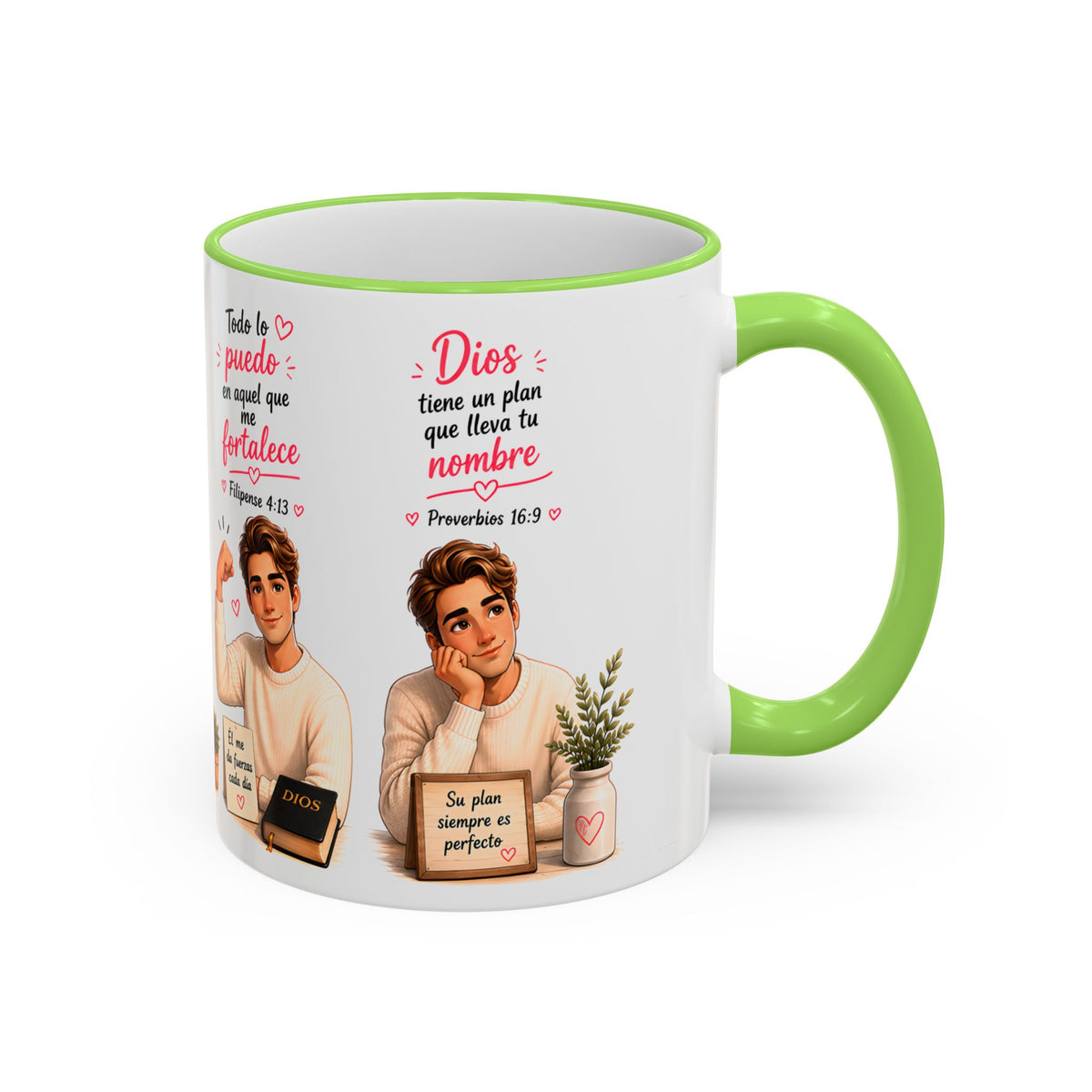 Copy of Fe. Café. Y Confiar Spanish Coffee Lover Mug