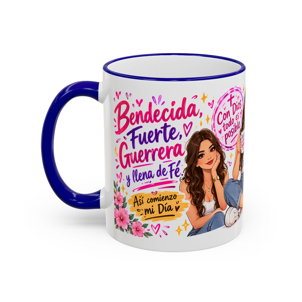 Con Dios Todo Es Posible Inspirational Christian Mug