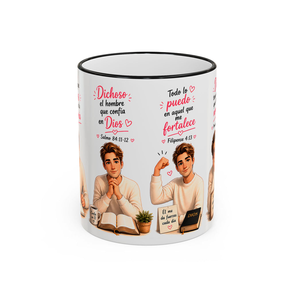 Copy of Fe. Café. Y Confiar Spanish Coffee Lover Mug