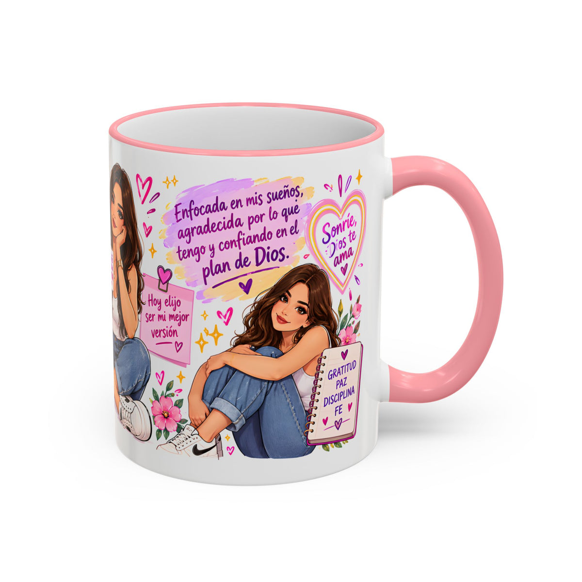 Con Dios Todo Es Posible Inspirational Christian Mug