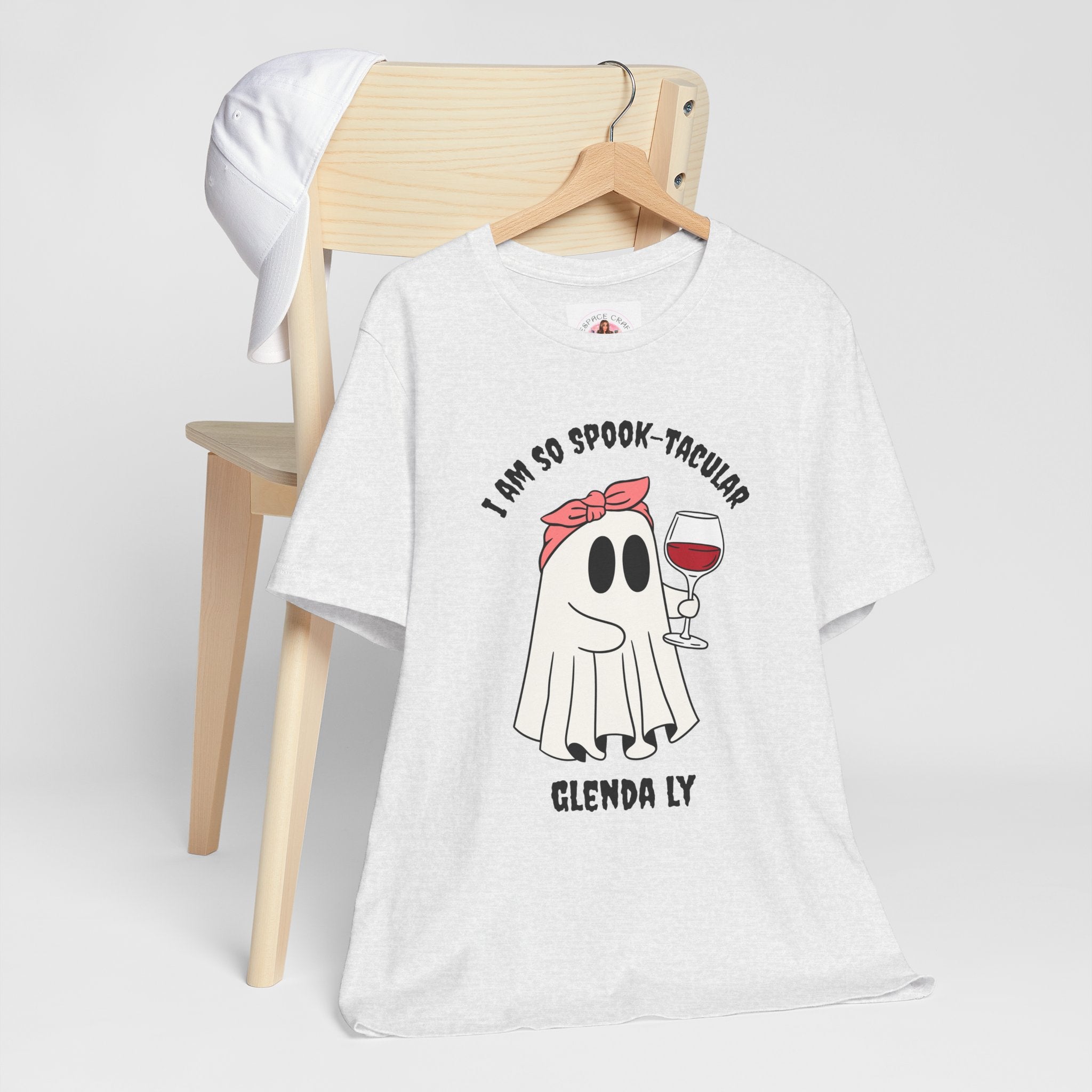 Spook-Tacular Ghost Halloween T-Shirt XS-XL | Funny Wine Lover Tee | Unisex Graphic Shirt in Multiple Colors | Made to Order