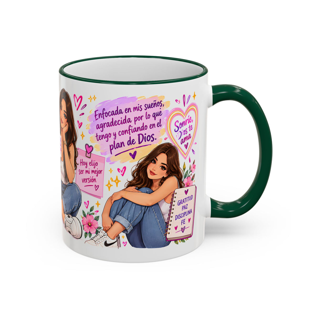 Con Dios Todo Es Posible Inspirational Christian Mug