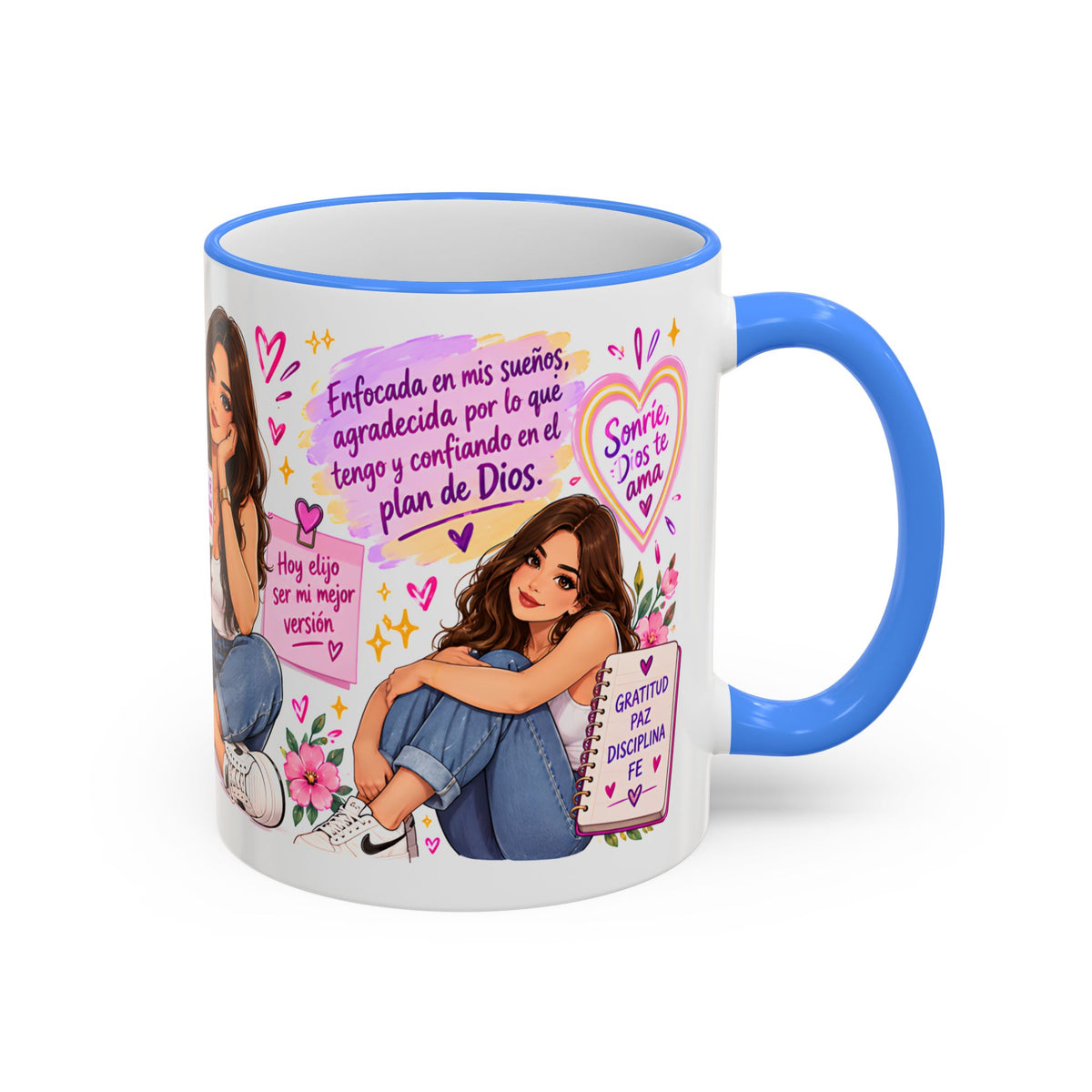 Con Dios Todo Es Posible Inspirational Christian Mug