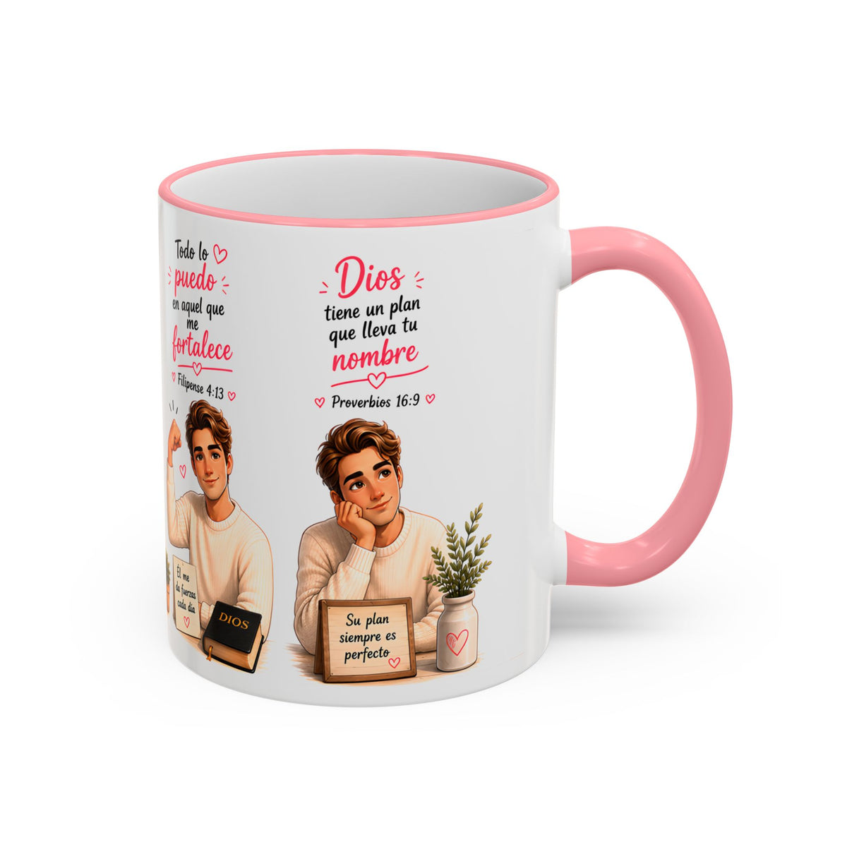 Copy of Fe. Café. Y Confiar Spanish Coffee Lover Mug