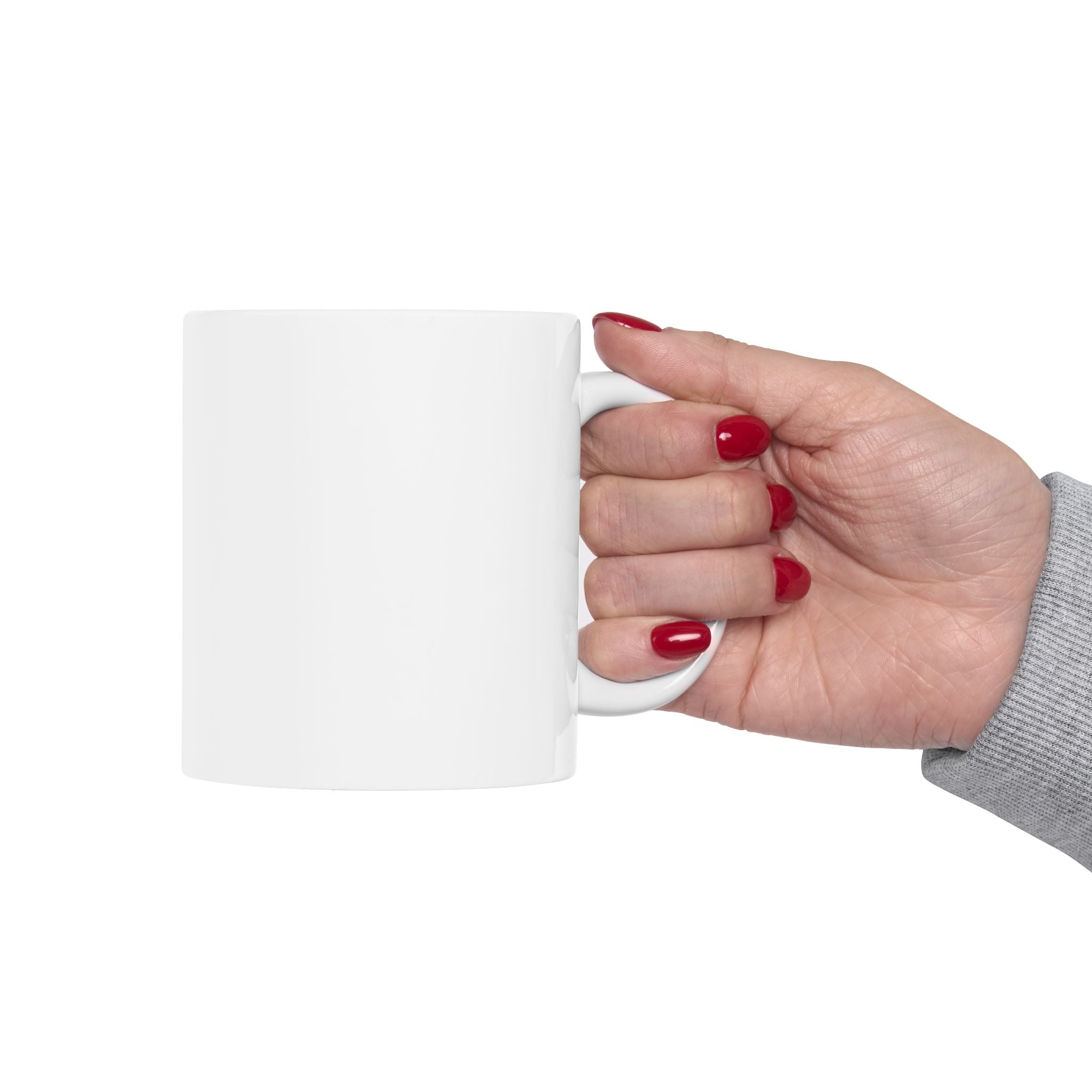 Ceramic Mug,Personalize with letter 2 size  (11oz, 15oz)
