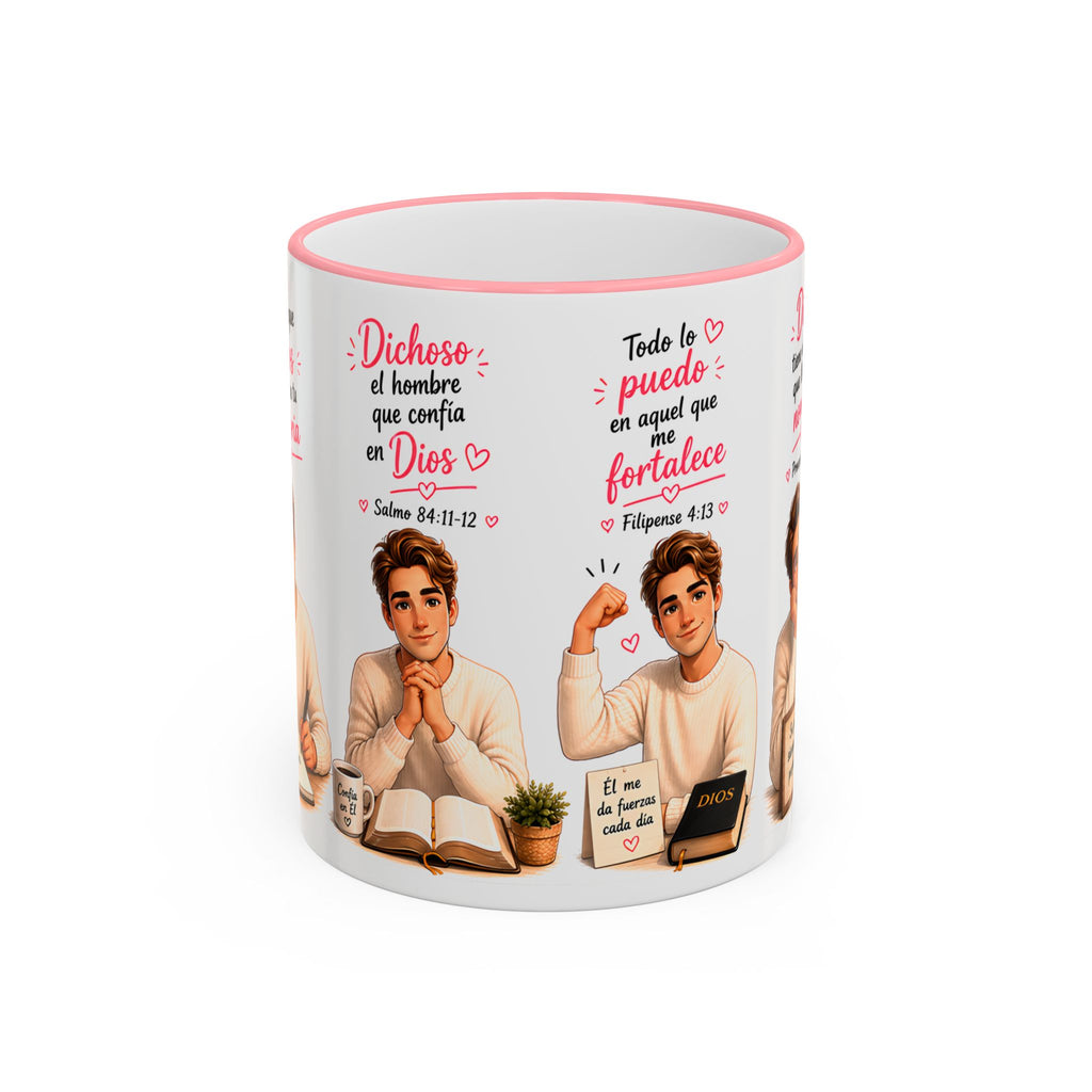Copy of Fe. Café. Y Confiar Spanish Coffee Lover Mug