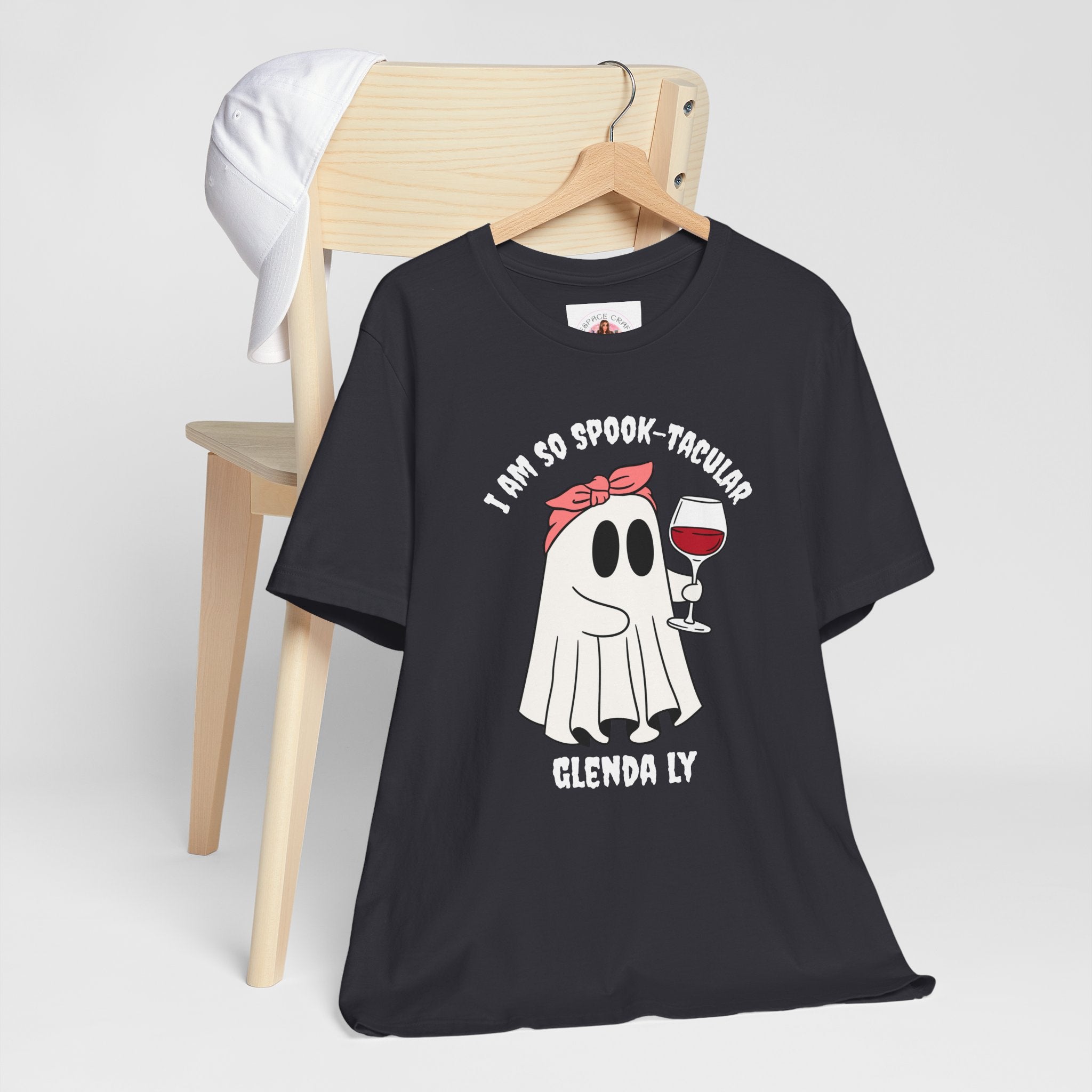 Spook-Tacular Ghost Halloween T-Shirt XS-XL | Funny Wine Lover Tee | Unisex Graphic Shirt in Multiple Colors | Made to Order