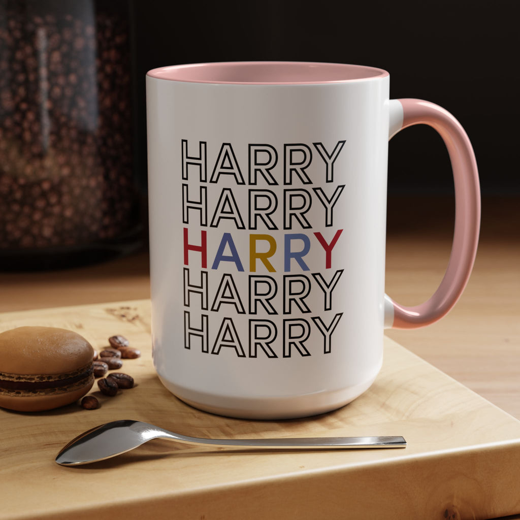 Happy Harry Accent Coffee Mug | Perfect for Birthdays, Gifts for Him/Her, Office Decor, Fun Morning Vibes, Coffee Lover's Mug