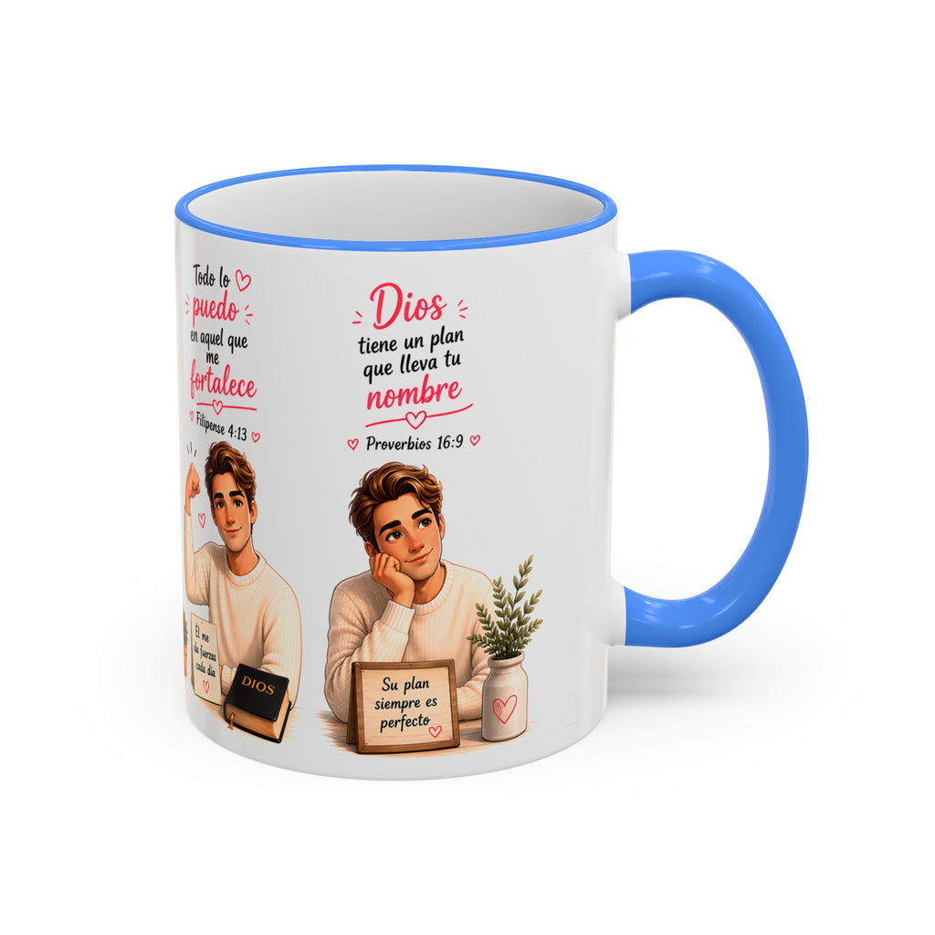 Copy of Fe. Café. Y Confiar Spanish Coffee Lover Mug