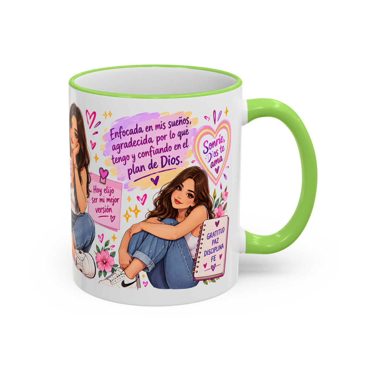 Con Dios Todo Es Posible Inspirational Christian Mug