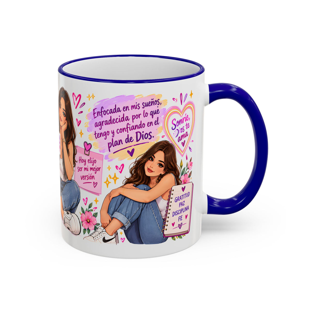 Con Dios Todo Es Posible Inspirational Christian Mug