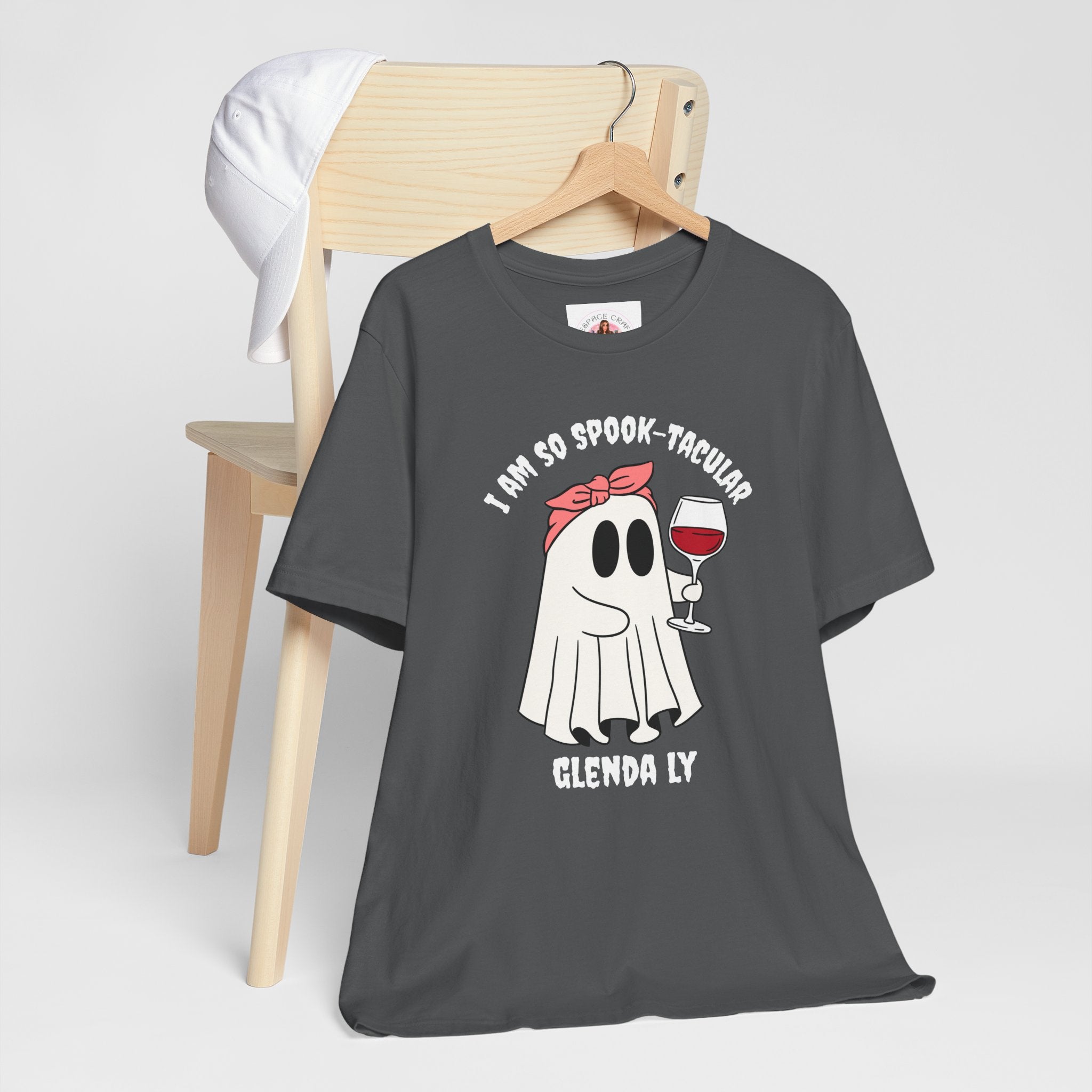 Spook-Tacular Ghost Halloween T-Shirt XS-XL | Funny Wine Lover Tee | Unisex Graphic Shirt in Multiple Colors | Made to Order