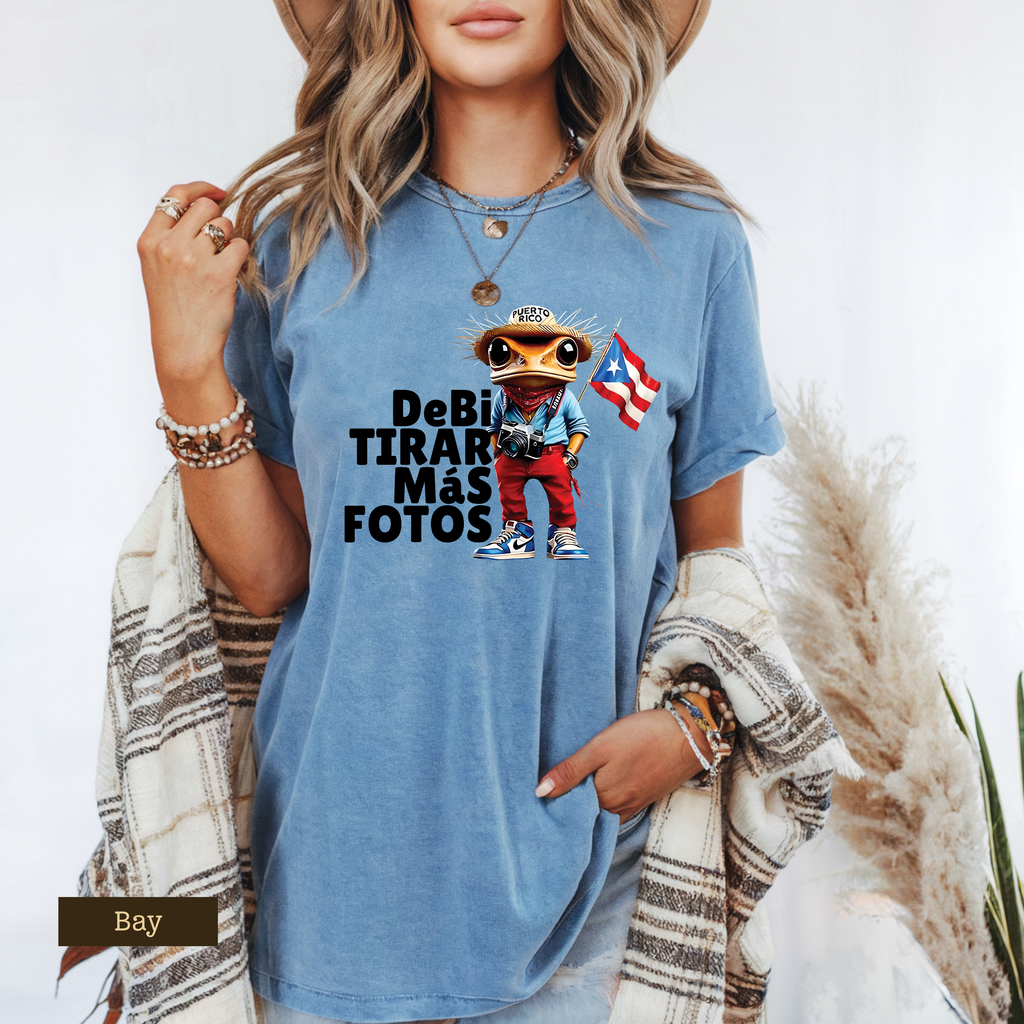 Debí Tirar Más Fotos Shirt | Puerto Rico Graphic Tee | Comfort Colors Orchid T-Shirt | Unisex S–XL | Boricua Pride Tee
