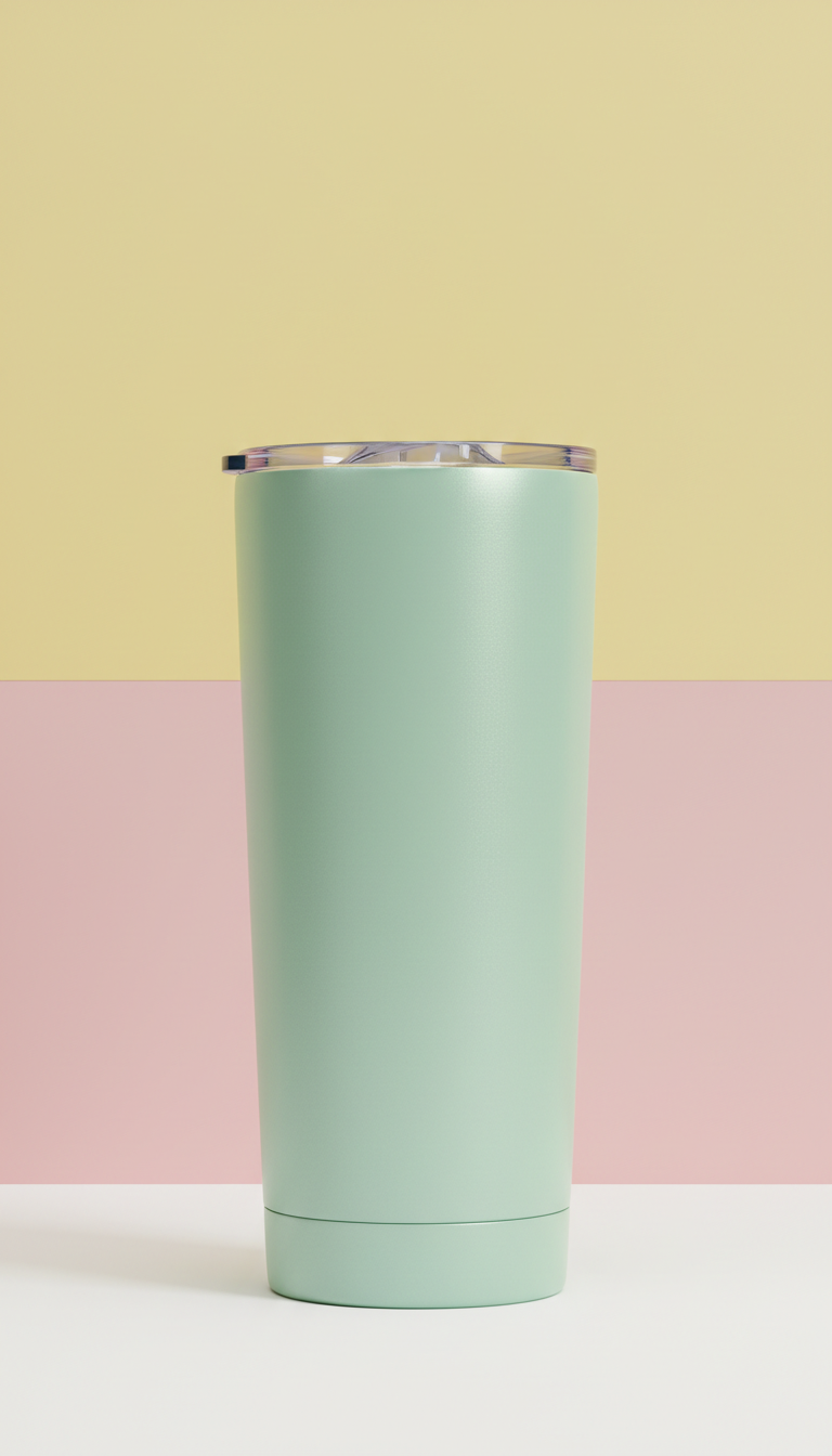 Custom Pink Stainless Steel Tumbler