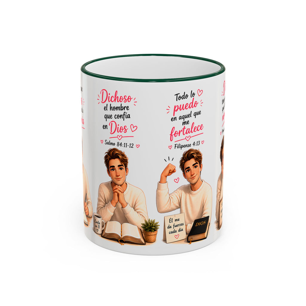 Copy of Fe. Café. Y Confiar Spanish Coffee Lover Mug