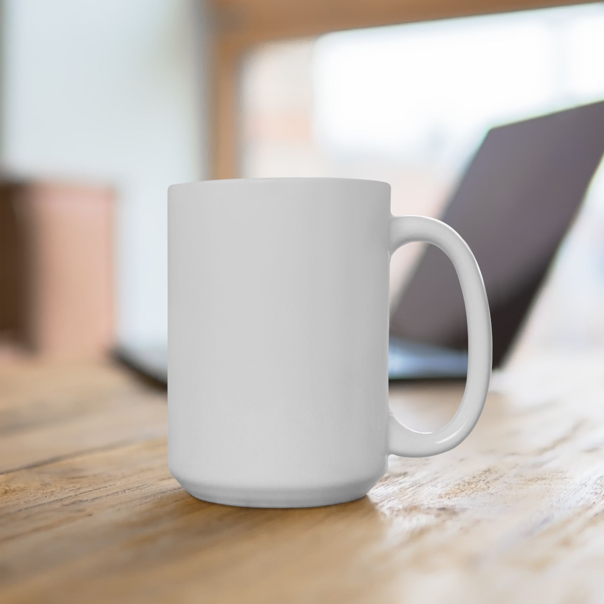 Ceramic Mug,Personalize with letter 2 size  (11oz, 15oz)