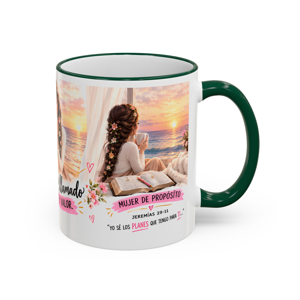 Vive Llamada Con Fe Y Valor Inspirational Mug