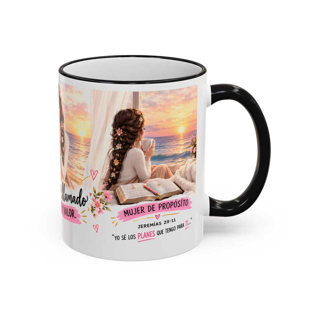 Vive Llamada Con Fe Y Valor Inspirational Mug