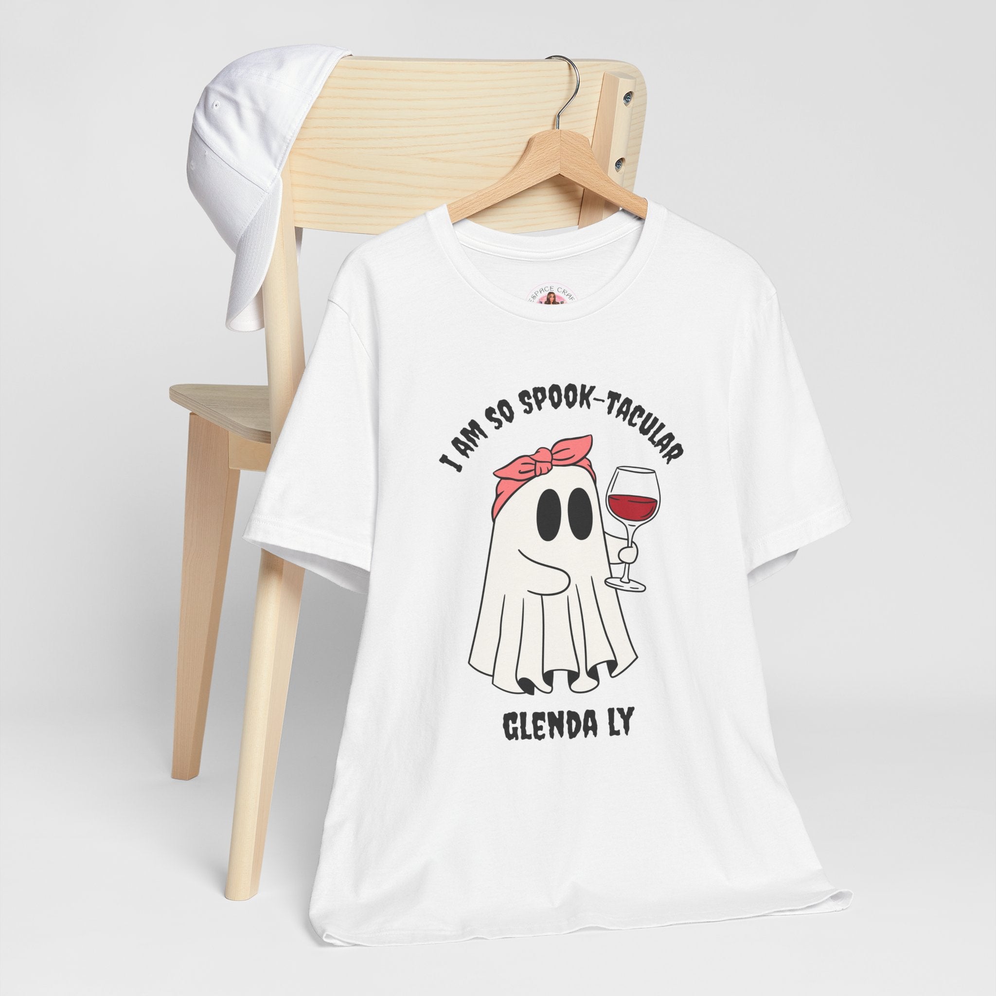 Spook-Tacular Ghost Halloween T-Shirt XS-XL | Funny Wine Lover Tee | Unisex Graphic Shirt in Multiple Colors | Made to Order