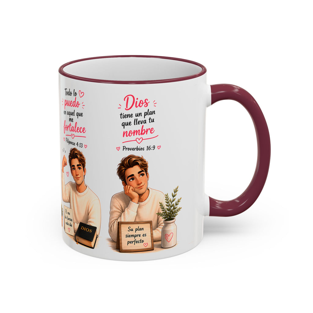 Copy of Fe. Café. Y Confiar Spanish Coffee Lover Mug