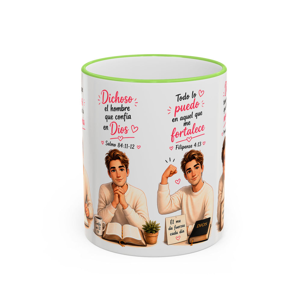 Copy of Fe. Café. Y Confiar Spanish Coffee Lover Mug