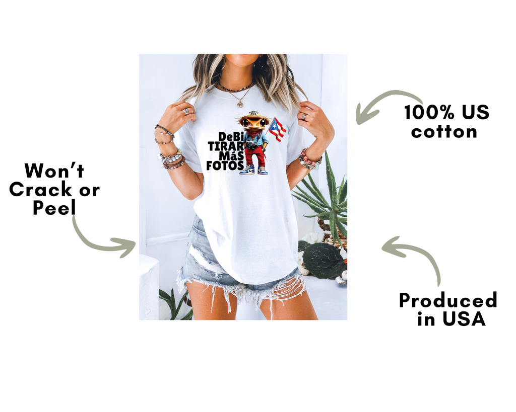 Debí Tirar Más Fotos Shirt | Puerto Rico Graphic Tee | Comfort Colors Orchid T-Shirt | Unisex S–XL | Boricua Pride Tee