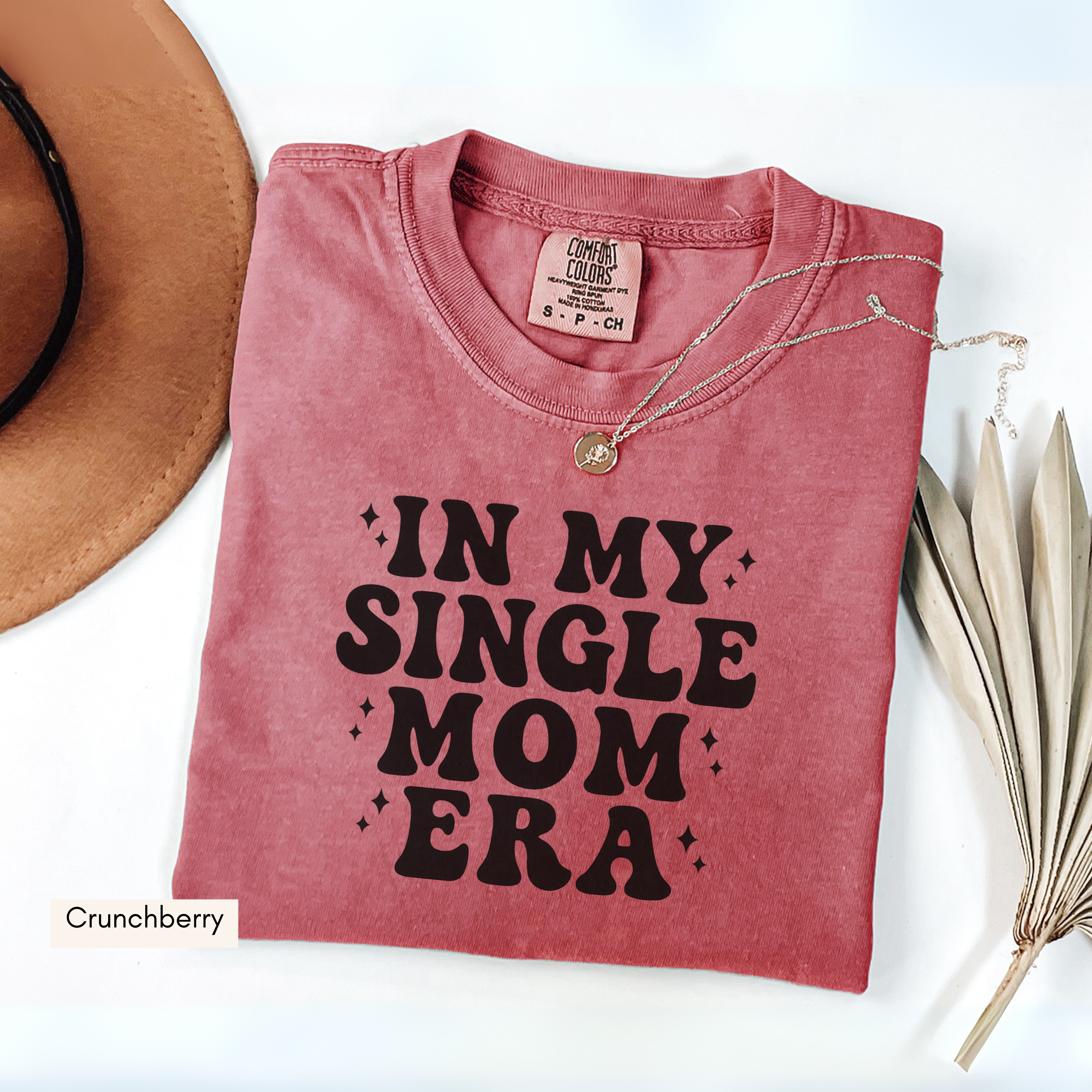 In My Mom Era Shirt – Comfort Colors T-Shirt | Retro Graphic Tee | Unisex Cotton Top (Sizes S–XXL) Black/White/Orchid/Blue Jean)